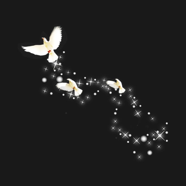 Birds, Sparkling, Flying by graphicartistsgallery