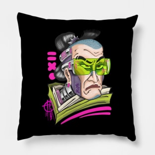 Cyberpunk samurai Pillow