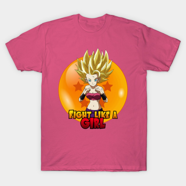 Caulifla Fight Like A Girl 5 Star Dragon Ball Background