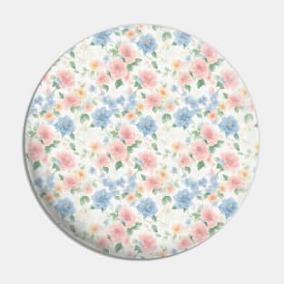 Summer's Beautiful Floral Texture Pin