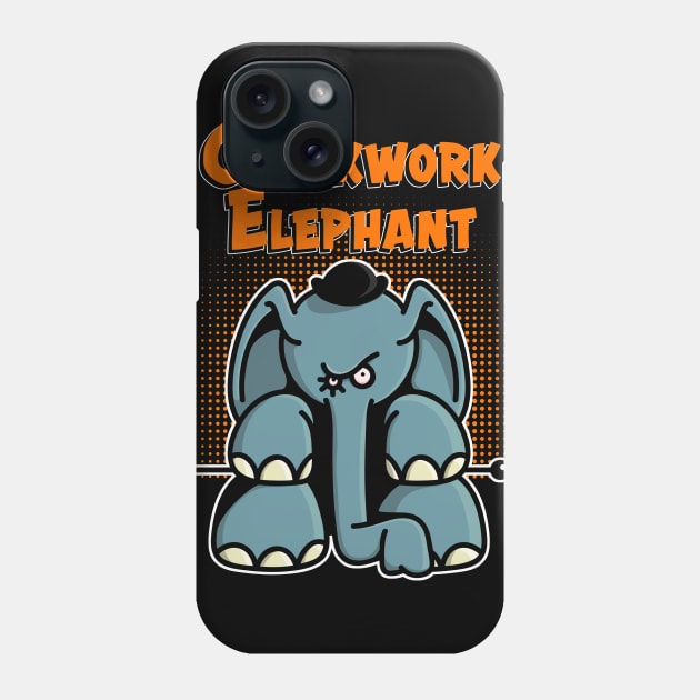 Clockwork Elephant Phone Case by schlag.art