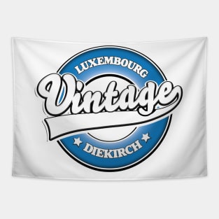 Diekirch luxembourg vintage style logo Tapestry