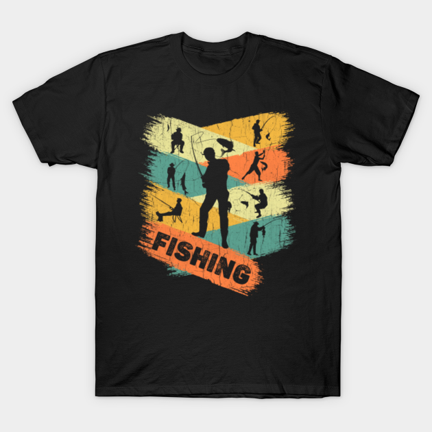 Discover Retro Fisher - Retro Fishing - T-Shirt