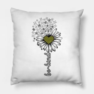 Be Kind Daisy, American Sign Language Pillow