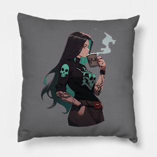 Coffee Person Pillow