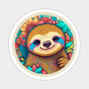 Cute sloth Magnet