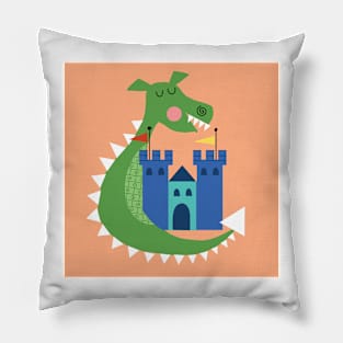 Dragons and castles Pillow