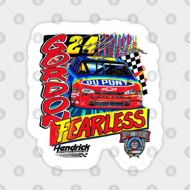 Jeff Gordon 24 - Fearless - Nascar Dupont Magnet by nicklower