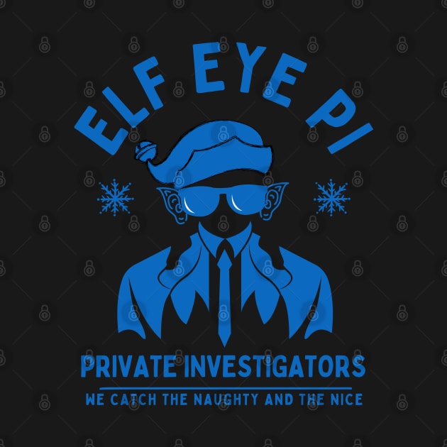 ELF EYE PRIVATE INVESTIGATOR - BLUE by Blerdy Laundry