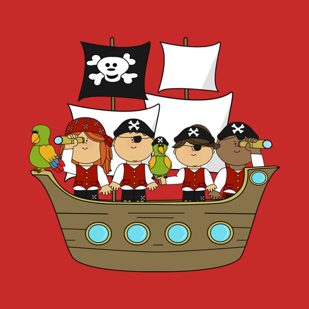 Pirates On Pirate Ship