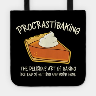 Procrastibaking Funny Baking Graphic Tote