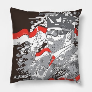 Leader of Indonesia Illustration Pillow