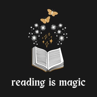 Reading is Magic [moths] T-Shirt