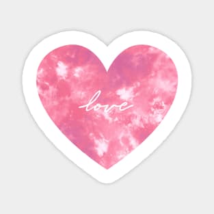 Dye Heart Love Magnet