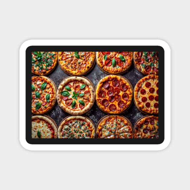 Pizza Pies - Food Magnet by jecphotography