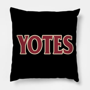 Go YOTES!!! Pillow