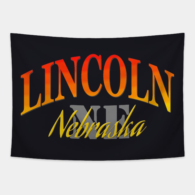 City Pride: Lincoln, Nebraska Tapestry by Naves