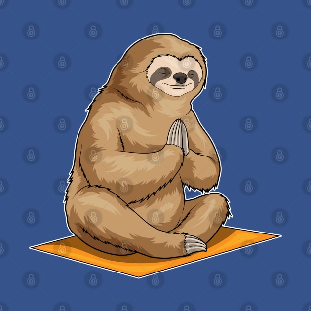 Sloth Fitness Yoga Meditation by Markus Schnabel