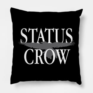 You status crow, bro? Pillow