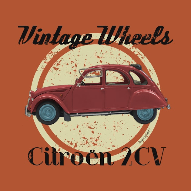 Vintage Wheels - Citroën 2CV by DaJellah