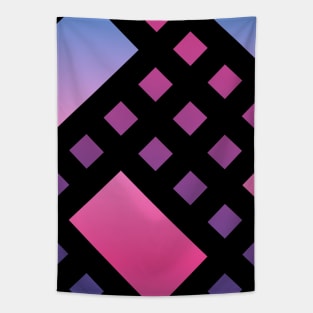 Abstract Square Pattern Tapestry