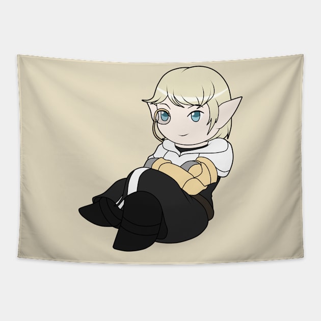 Chibi Papalymo Tapestry by amarysdesigns