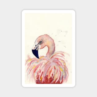 Pink Flamingo Magnet