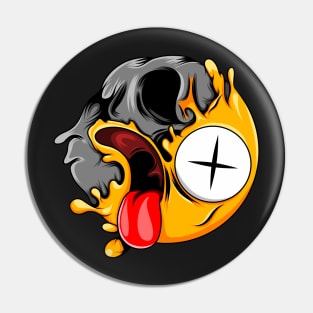 Dead Zombie Emoji Pin