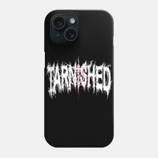 Tarnished white metal font Phone Case