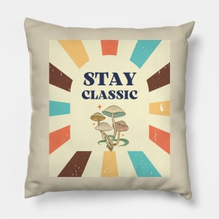 Stay Classic Reto Vintage Mushroom Pillow