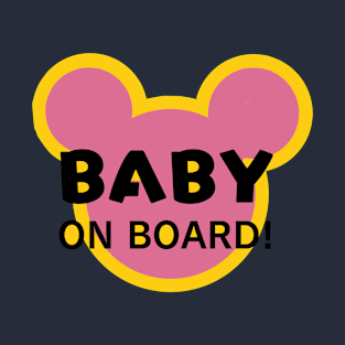 Cute Baby Girl on Board! T-Shirt