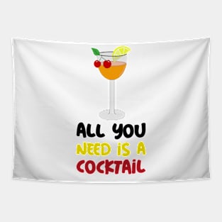 FUNNY Cocktail Lover Quote Tapestry