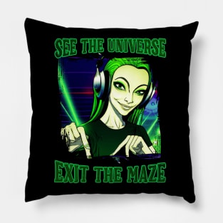 See The Universe Exit The Maze Pillow