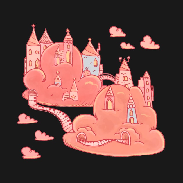 Cloud Castle by moonlitdoodl