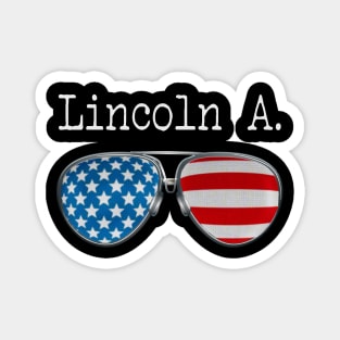 USA PILOT GLASSES - ABRAHAM LINCOLN Magnet