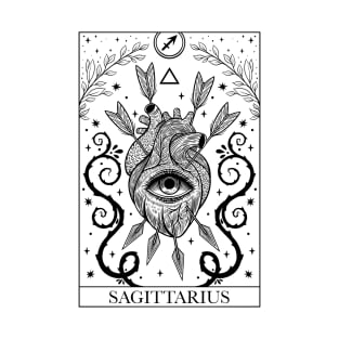 Zodiac sign tarot card Sagittarius T-Shirt