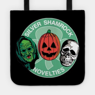 Silver Shamrock Masks Tote