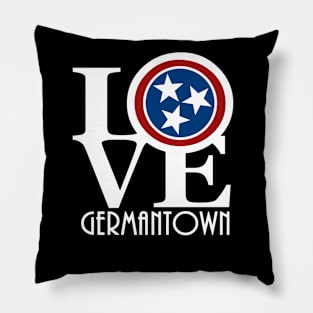 LOVE Germantown Tennessee Pillow
