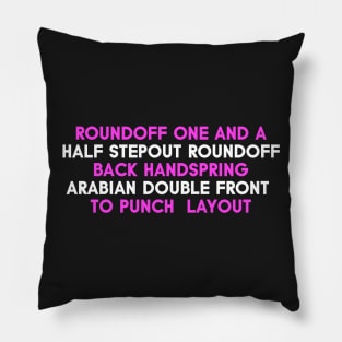 Aly Raisman Tumbling Pass Pillow