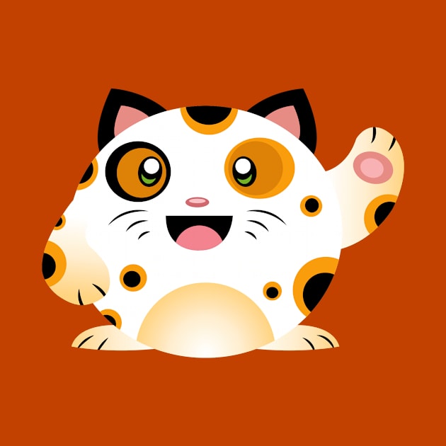 Calico Lucky Cat by xyabut2