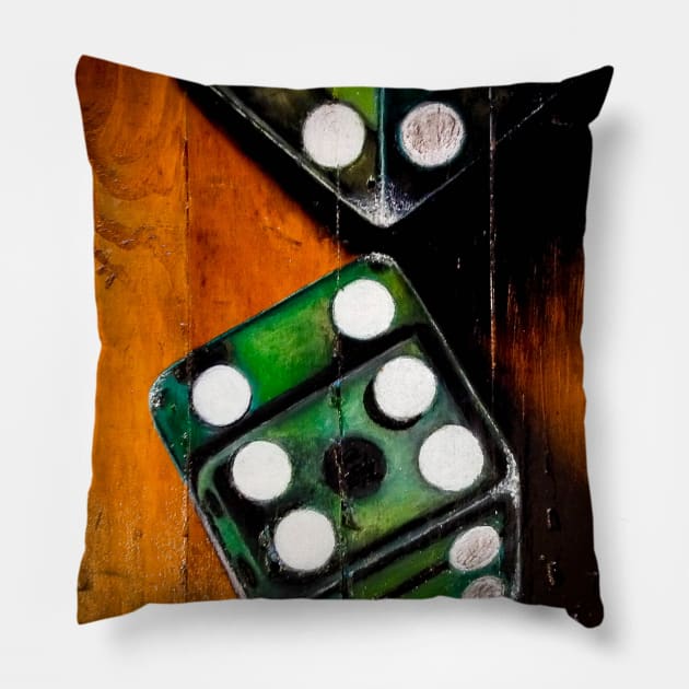 Roll the Dice Pillow by SeanKalleyArt