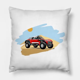 X Raid Desert Print Pillow