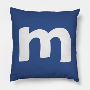 Letter M Lower Case m Alphabet T-shirt T-Shirt Pillow