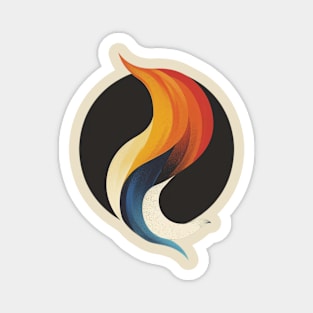 fire flame logo Magnet