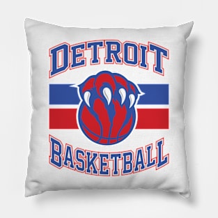 Detroit Basketball Pillow