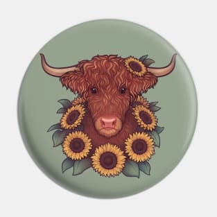 Highland Cow Pin