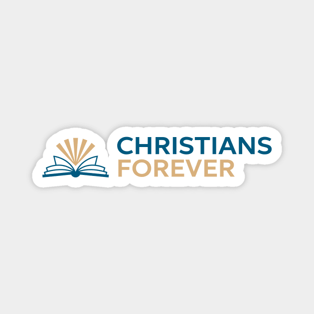 Christians Forever (Blue & Gold Logo) Magnet by Christians Forever