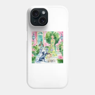 Pretending nobody is at home, fine art, whimsical art Phone Case