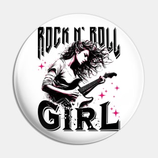 Rock N' Roll Girl Pin