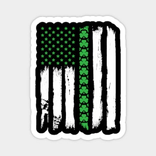 Irish American Flag St Patrick'S Day Magnet